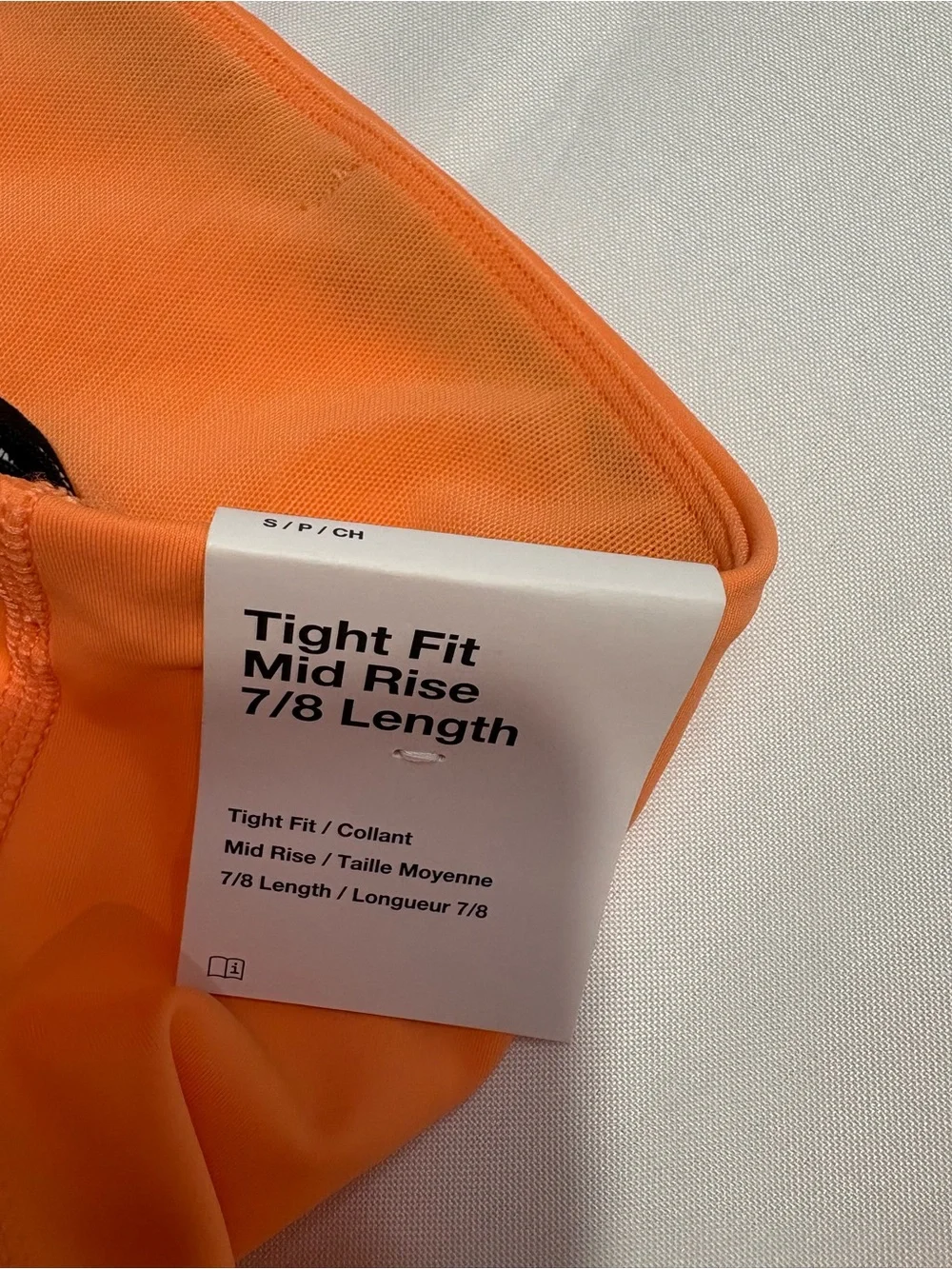 Nike Orange & Pink Patterned High-Waist Leggings